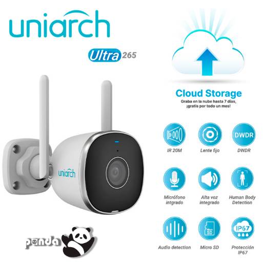 C&aacute;mara Bala IP UNIARCH UHO-B2R-M2F3