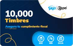 Timbres Fiscales ASPEL FACTE/10000 Electr&oacute;nicos